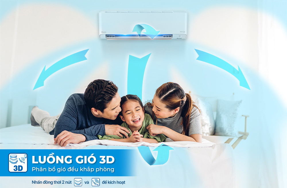 Điều hòa Daikin 2 chiều Inverter 9000BTU FTXM25XVMV